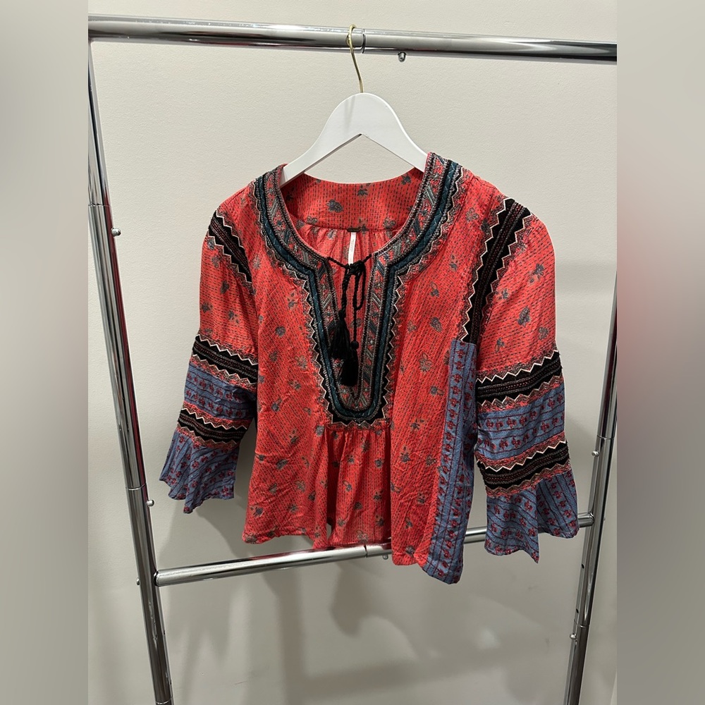 Free People But I Like It Boho Top
